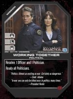 Working Together BSG-097 (C) Battlestar Galactica CCG