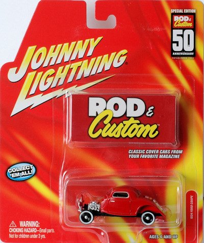 Johnny Lightning Rod n Custom Newsflash Special '34 Ford