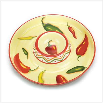 Chili Pepper Chip Dip Platter