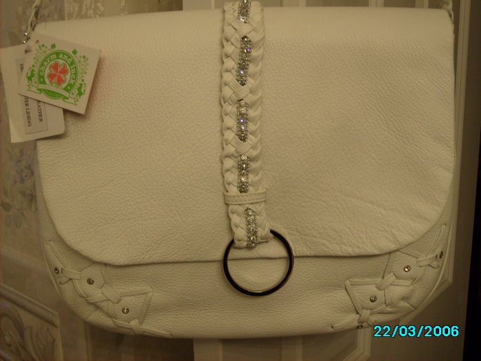 Charm and Luck Designer leather messenger bag