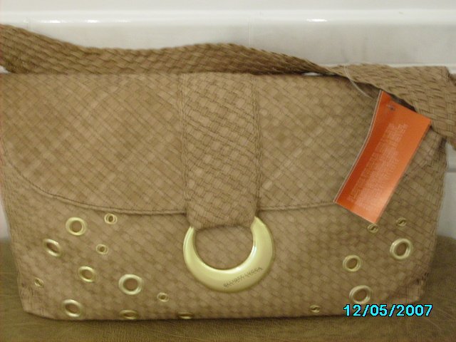 Elliott Lucca woven designer soft leather bag