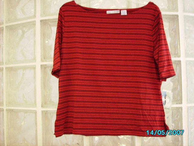 Ladies boatneck top