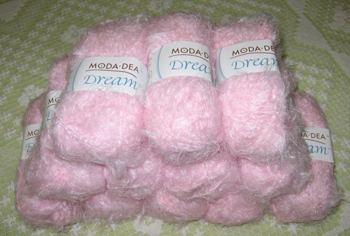 $72 Lot--12 Skeins Moda Dea Dream "Waterlily" Yarn + Free Gift!