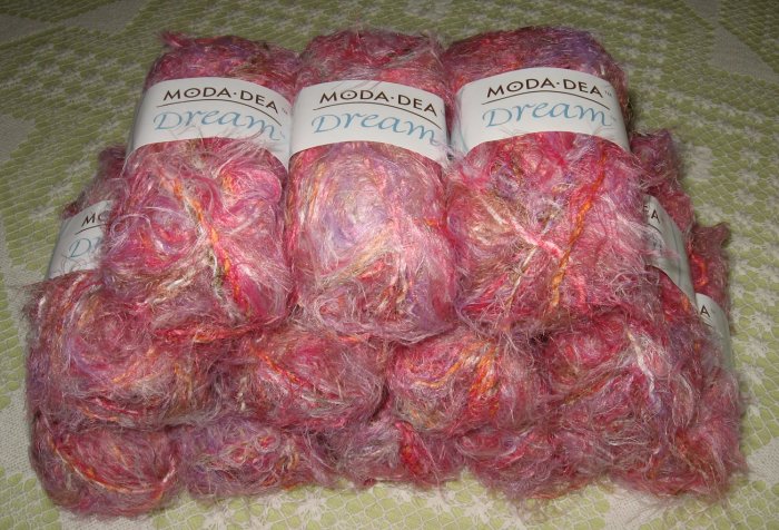 $72 Lot--12 Skeins Moda Dea Dream "Murano" Yarn + Free Gift!