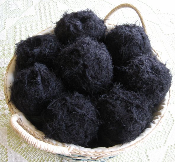 $47 Lot--8 Skeins Yarn Bee Luscious "Black Walnut" Yarn + Free Gift!
