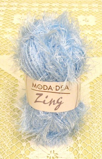 Moda Dea Zing "Blue Ice" Yarn ~ 1 Skein ~ $1.75