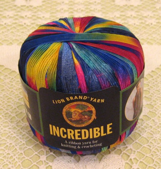 Lion Brand Incredible "Rainbow" Yarn ~ 1 Skein ~ $4