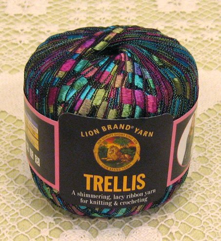 Lion Brand Trellis "Stained Glass" Yarn ~ 1 Skein ~ $12