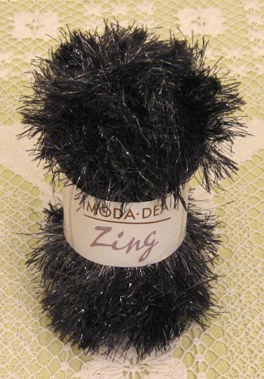 Moda Dea Zing "Midnight" Yarn ~ 1 Skein ~ $1.75