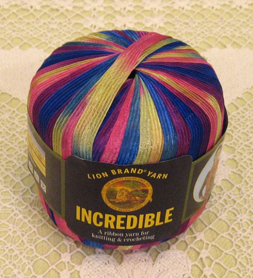 Lion Brand Incredible "Carnival" Yarn ~ 1 Skein ~ $4