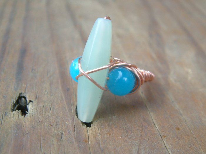 Jade and Copper ring