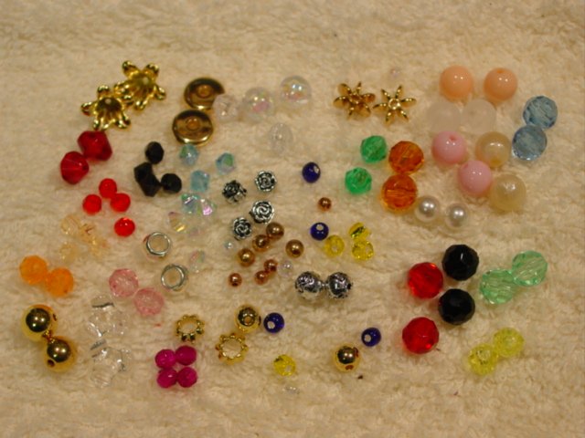 100 Beads for Thread Slide Threader Earrings #47