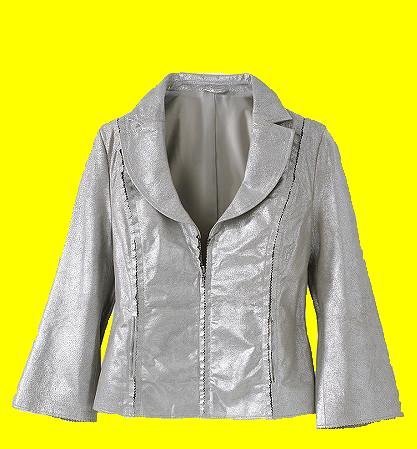 Metallic Suede Jacket