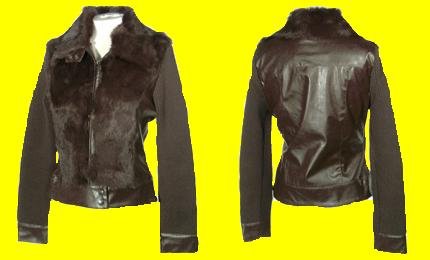 Fur Sweater Jacket