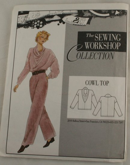 Vintage"Cowl Top" Sewing WorkshopPATTERN VINTAGE S 8-10