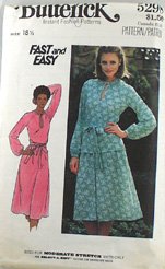 "Knit Dress" Butterick 5298 Sz 18-1/2