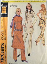 MOD Tunic & Flare Pant Pattern-McCalls2629 Sz18