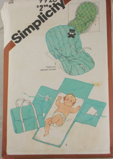 Baby Travel Mat/Tote/Seat-Simplicity 9926