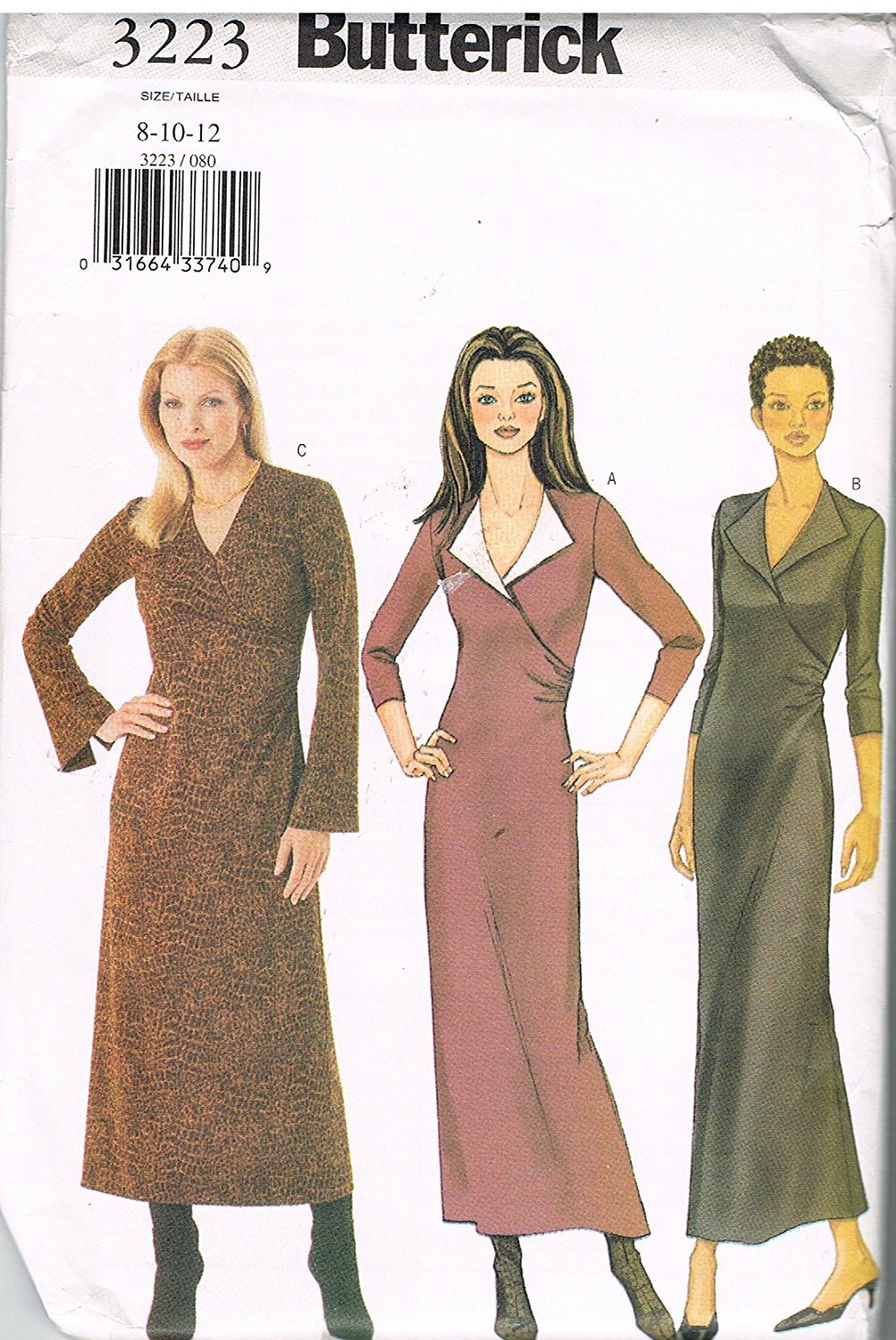 Butterick 3223 Easy A-Line Dress Size 14,16,18