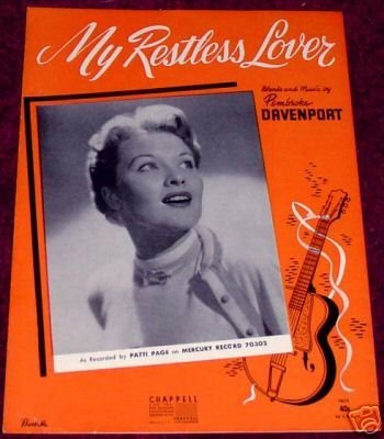 My Restless Lover, Patti Page 1954