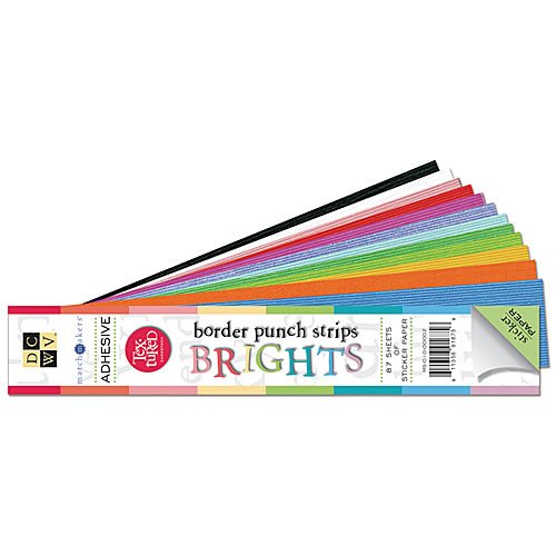 Adhesive Backed 2x12 Cardstock - Brights