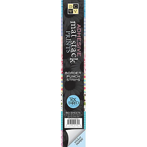 Adhesive Backed 2x12 Cardstock - Prints
