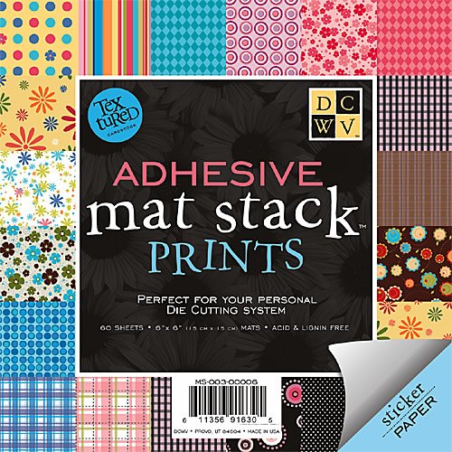 Adhesive Backed 6x6 Cardstock - Prints