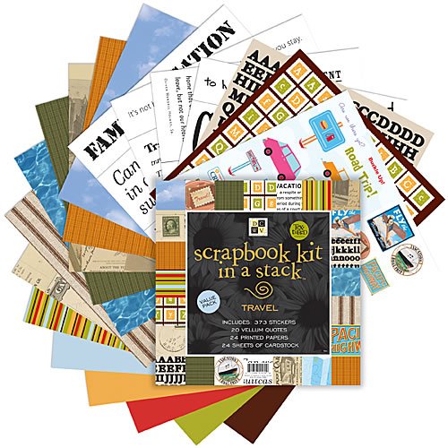 12x12 Scrapbook Kit - Travel