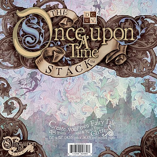 12x12 Glitter Paper Stack - Once Upon A Time