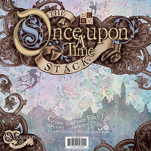 8x8 Glitter Paper Stack - Once Upon A Time