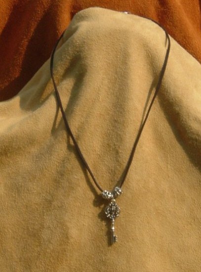 Antique Key And Leather