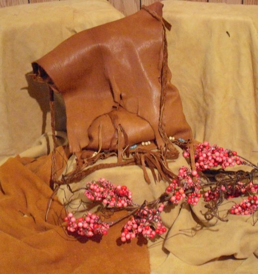 SOLD Buckskin Handcrafted Purse (large)
