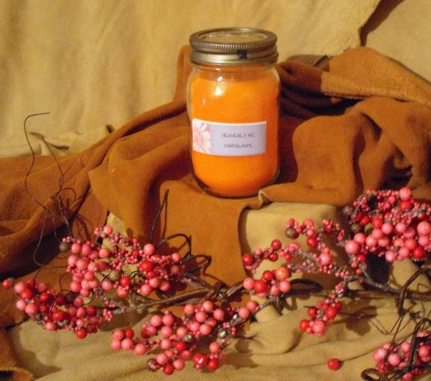 SOLD ~ Cantaloupe Candle ~ SOLD
