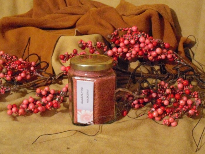 SOLD SOLD...Mulberry Flake Candle