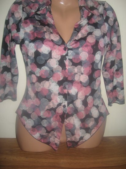 MOA MOA SEXY RETRO DOT CAREER WEAR TOP SZ M GR8 CON GR8
