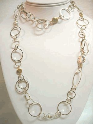 Handcrafted Gold Link Necklace
