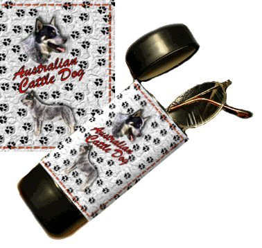 Australian Cattle Dog Eyeglass Or Sunglass Case
