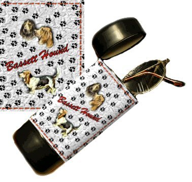 Bassett Hound Eyeglass Or Sunglass Case