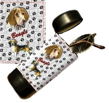 Beagle Eyeglass Or Sunglass Case