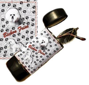 Bichon Frise Eyeglass Or Sunglass Case