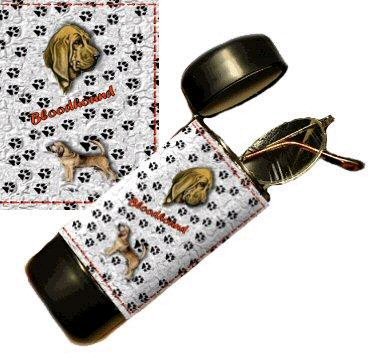 Bloodhound Eyeglass Or Sunglass Case