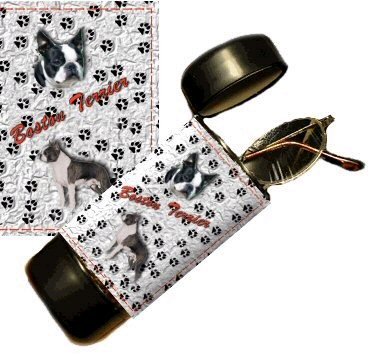 Boston Terrier Eyeglass Or Sunglass Case