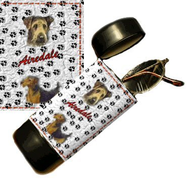 Airedale Eyeglass Or Sunglass Case