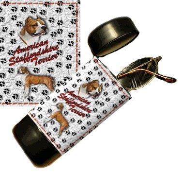 American Staffordshire Terrier Eyeglass Or Sunglass Case
