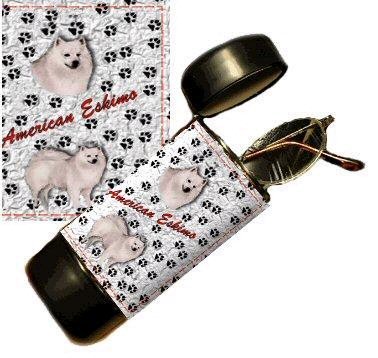 American Eskimo Eyeglass Or Sunglass Case