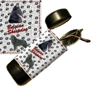 Belgian Sheepdog Eyeglass Or Sunglass Case