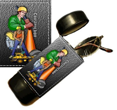 Construction Eyeglass Or Sunglass Case