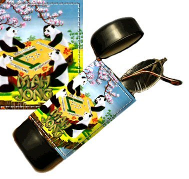Mah Jong Eyeglass Or Sunglass Case