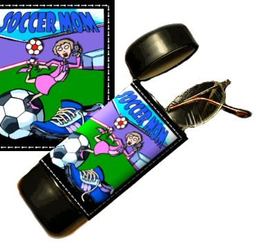 Soccer Mom Flip Top Eyeglass / Sunglass Case