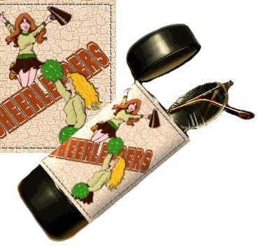 Cheer Flip Top Eyeglass / Sunglass Case